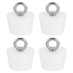 Silicone Rubber Tapered Plugs - 4 Pack