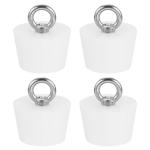 Silicone Rubber Tapered Plugs - 4 Pack