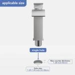 Brushed Nickel Waterfall Bathroom Sink Faucet