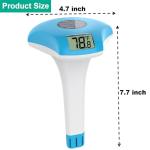 Solar-Powered Waterproof Digital Pool Thermometer