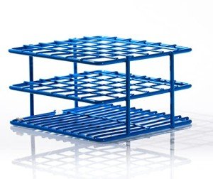 SP Bel-Art Half-Size Test Tube Rack - Blue