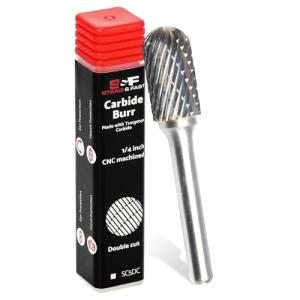Carbide Burr with ¼” Shank - ½” Cutter