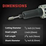 Carbide Burr with ¼” Shank - ½” Cutter