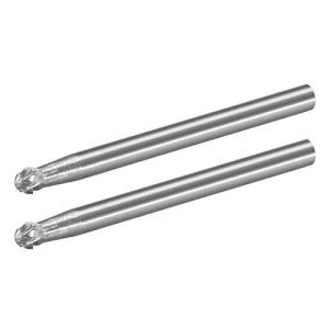 Tungsten Carbide Rotary Files - Double Cut, 2pcs