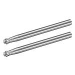 Tungsten Carbide Rotary Files - Double Cut, 2pcs