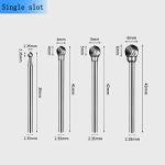 4-Pcs Ball Shape Aluminum Cutting Burr Set