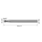 Tungsten Carbide Rotary Files - Double Cut, 2pcs