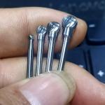 4-Pcs Ball Shape Aluminum Cutting Burr Set