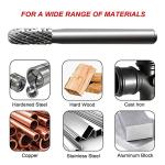 Tungsten Rotary File Carbide Burr - 1/4" Shank