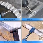 4-Pcs Ball Shape Aluminum Cutting Burr Set