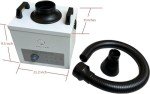 Valtcan Benchtop Fume Extractor with Adjustable Hose