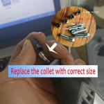 4-Pcs Ball Shape Aluminum Cutting Burr Set