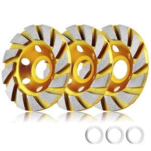 4-Inch Turbo Diamond Grinding Cup Wheel Set