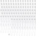 Beadsmith Clear Plastic Storage Tubes – 100 Pack