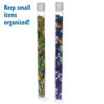 Beadsmith Clear Plastic Storage Tubes – 100 Pack