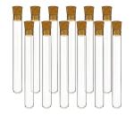12pc 25mL Glass Test Tubes with Cork Stoppers
