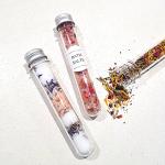 60pcs Clear Test Tubes with Screw Caps