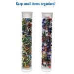 Beadsmith Clear Plastic Tubes - 3 Inch - 25 Pack