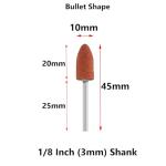 50 Pcs Diamond Grinding Stones for Dremel Tools