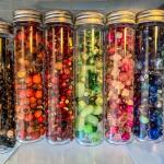 40 Pack Clear Plastic Test Tubes with Caps