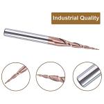 SpeTool 1/4" Tapered Ball Nose End Mill