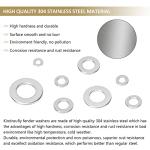 800-Piece Stainless Steel Washer Assortment Kit