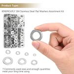 800-Piece Stainless Steel Washer Assortment Kit