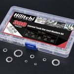 300-Pcs Stainless Steel Star Lock Washers Kit