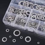 300-Pcs Stainless Steel Star Lock Washers Kit