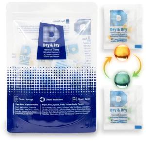 Orange Silica Gel Packets - Food Safe 50-Pack