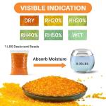 Orange Silica Desiccant Beads 430G - Reusable Drying