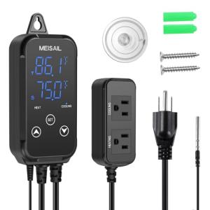 Digital Temperature Controller for Reptiles 110V 10A