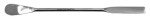 Stainless Steel Lab Spatula with Flat Ends, 9