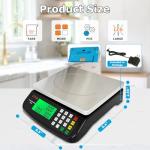 Large 40kg Digital Kitchen Scale with LCD Display