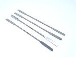 Set of 4 Stainless Steel Lab Spatulas