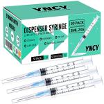 50 Pack of 3ml Luer Lock Syringes with Needles