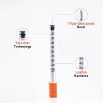 U-100 1cc 31G Syringe 20-Pack, Individually Wrapped