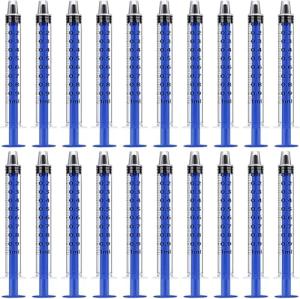 Blue 50 Pcs 1ml Plastic Syringe Set