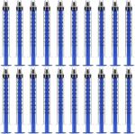 Blue 50 Pcs 1ml Plastic Syringe Set
