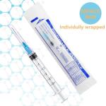 50 Pack 3ml Luer Lock Syringes, Individually Sealed