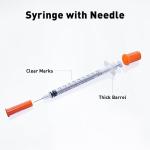 U-100 1cc 31G Syringe 20-Pack, Individually Wrapped