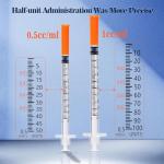 30G 0.5ml Syringes, 100 Pcs, Individually Wrapped