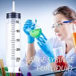 250ml Large Syringe with Cap - 4 Pack