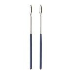 AOZITA 2 Pack Micro Lab Spatula Spoons