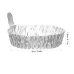 50pcs Aluminum Weighing Dishes for Lab Use