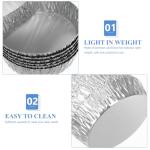 50pcs Aluminum Weighing Dishes for Lab Use