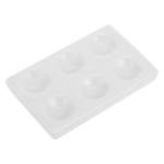 Baluue 6-Well Porcelain Spot Plate for Labs
