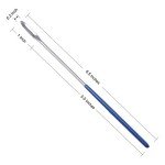 AOZITA 2 Pack Micro Lab Spatula Spoons