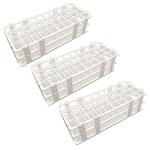 3-Pack Detachable Plastic Test Tube Rack