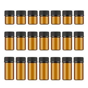 Mini Amber Glass Vials for Essential Oils (30 pcs)